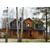 Żubrowe Sioło nad łąkami w Białowieży