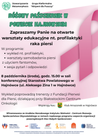 Różowy Październik w Powiecie Hajnowskim