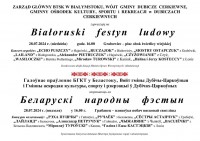 Białoruski festyn ludowy w Grabowcu