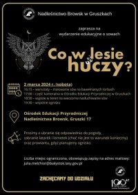 Wydarzenie edukacyjne „Co w lesie huczy?”