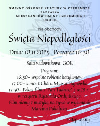 Uroczyste obchody Święta Niepodległości w Czeremsze