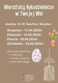 Warsztaty Rękodzielnicze w Twojej Wsi