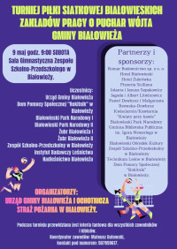 Turniej Piłki Siatkowej Białowieskich Zakładów Pracy o Puchar Wójta Gminy Białowieża