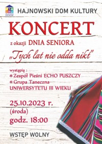 Koncert z okazji Dnia Seniora