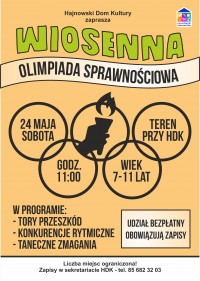  „Wiosenna olimpiada sprawnościowa”