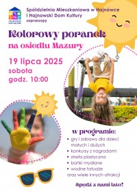 Kolorowy Poranek na osiedlu Mazury