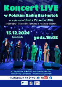 Koncertu w Polskim Radiu Białystok- Studio Piosenki HDK