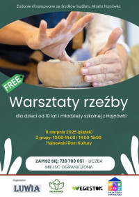 Warsztaty rzeźby – Hajnówka: Akcja Lato