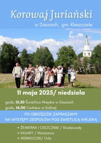 Korowaj Juriański "Tam po majowuj rosi" w Daszach 