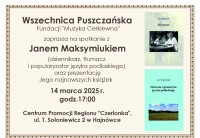 Spotkanie z Janem Maksymiukiem