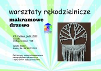  warsztaty rękodzielnicze „Makramowe drzewo”