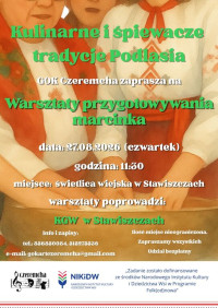 Kulinarne i śpiewacze tradycje Podlasia