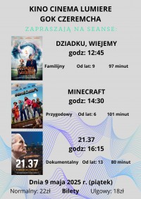 Kino w GOK Czeremcha