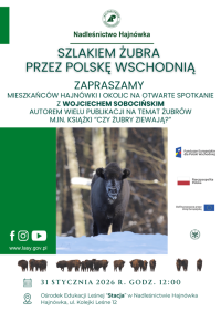 Szlakiem żubra przez Polskę Wschodnią