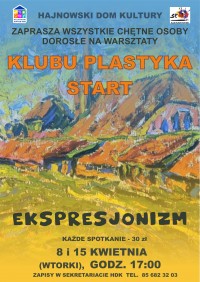 Warsztaty klubu plastyka StART „Ekspresjonizm”