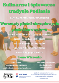 Kulinarne i śpiewacze tradycje Podlasia