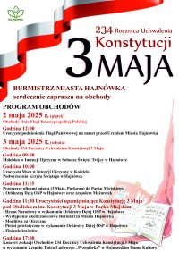 Obchody 234 Rocznicy Uchwalenia Konstytucji 3 Maja