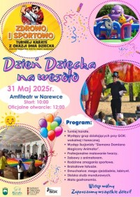 Dzień Dziecka na wesoło w Narewce 