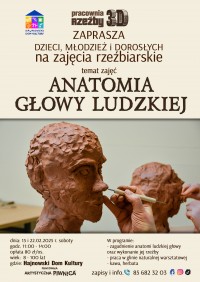 Zajęcia rzeźbiarskie "Anatomia głowy ludzkiej"