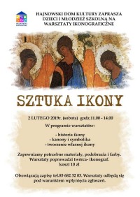 Warsztaty ikonograficzne „SZTUKA IKONY”