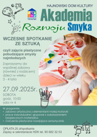 Akademia Rozwoju Smyka – WCZESNE SPOTKANIE ZE SZTUKĄ 