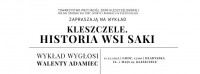 Wykład „Kleszczele. Historia Wsi SAKI”
