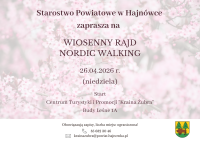 Wiosenny Rajd Nordic Walking dla Mieszkańców Powiatu Hajnowskiego