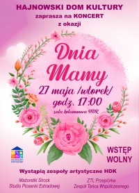 Koncert z okazji Dnia Mamy