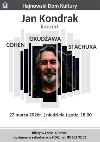 Koncert Jana Kondraka