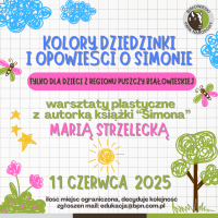 Warsztaty plastyczne dla dzieci z autorką książki "Simona" Marią Sterzelecką