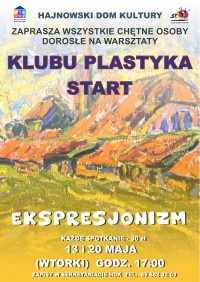  Warsztaty klubu plastyka StART „Ekspresjonizm”