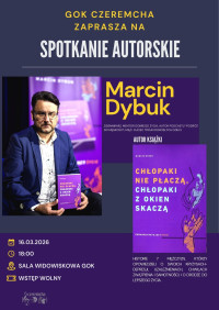 Spotkanie autorskie z Marcinem Dybukiem