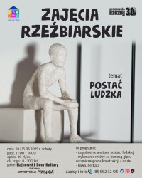 Zajęcia pracowni Rzeźby 3D „Postać ludzka”
