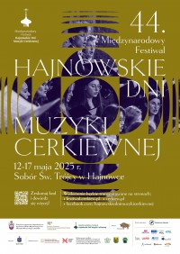 44 Międzynarodowy Festiwal Hajnowskie Dni Muzyki Cerkiewnej 
