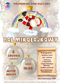 BAL MIKOŁAJKOWY w HDK