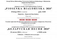 Eliminacje centralne XXXI Ogólnopolskiego Festiwalu „Piosenka Białoruska 2024”