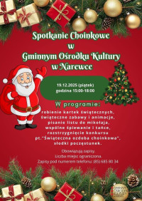 Spotkanie choinkowe w GOK Narewka