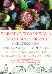 Warsztaty wykonywania gwiazd kolędniczych