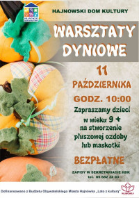 Warsztaty Dyniowe w Hajnowskim Domu Kultury