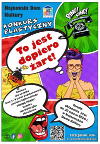 Podsumowanie wystawy konkursu plastycznego  „To jest dopiero żart!”