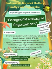 Pożegnanie Wakacji w Pogorzelcach