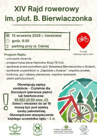 XIV Rajd Rowerowy im. plut. B. Bierwiaczonka