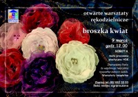 Warsztaty rękodzielnicze pt.: „Broszka kwiat”
