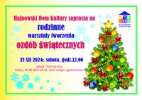 Warsztaty tworzenia ozdób świątecznych
