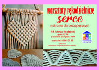 Warsztaty rękodzielnicze SERCE - makrama dla początkujących