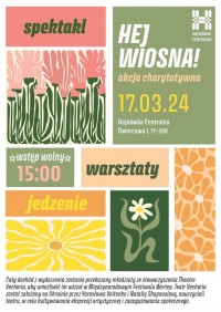 Spektakl "Hej Wiosna" + akcja charytatywna