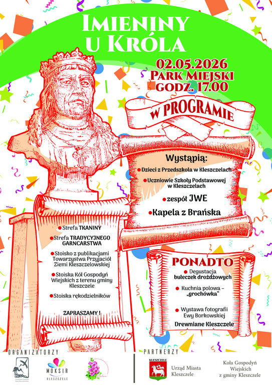 Imienieny u Krola 2.05.2026 Plakat