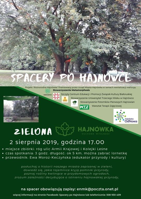 spacer zielona Hajnowka
