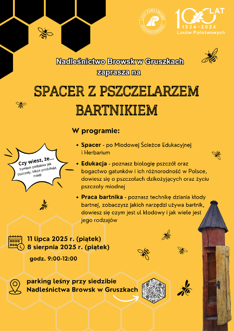 spacer z pszczelarzem bartnikiem 2025