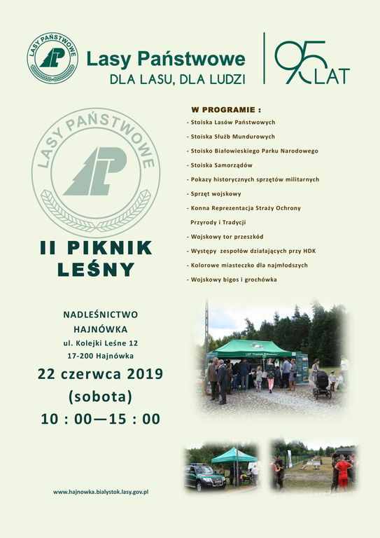 Plakat II Piknik Lesny 1